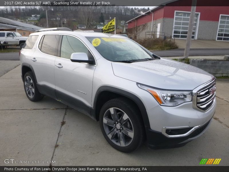 Sparkling Silver Metallic / Jet Black 2017 GMC Acadia SLT AWD
