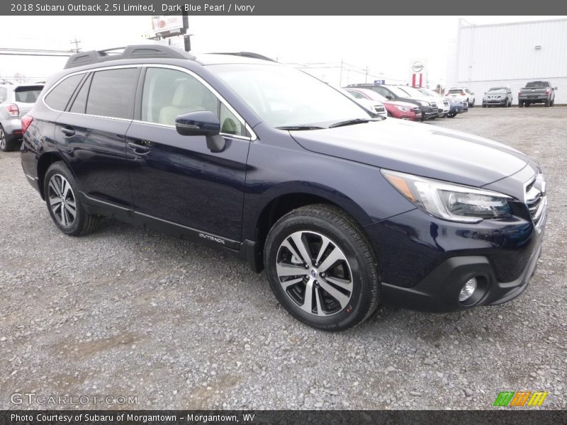 Dark Blue Pearl / Ivory 2018 Subaru Outback 2.5i Limited
