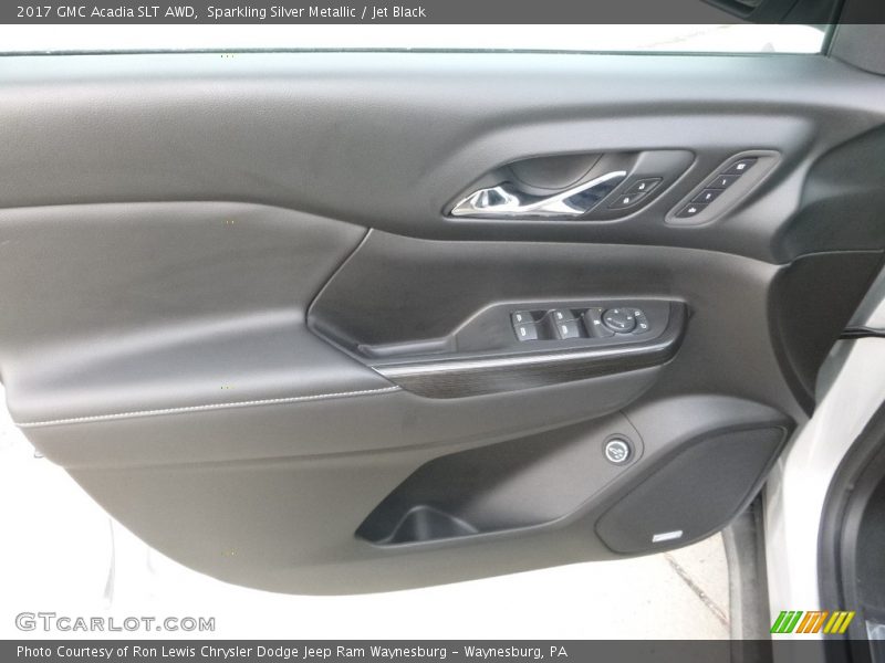 Sparkling Silver Metallic / Jet Black 2017 GMC Acadia SLT AWD