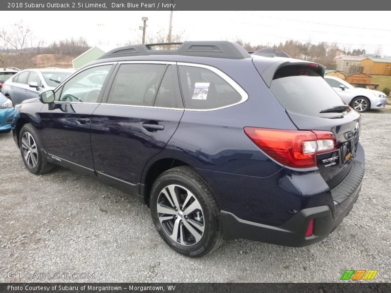 Dark Blue Pearl / Ivory 2018 Subaru Outback 2.5i Limited
