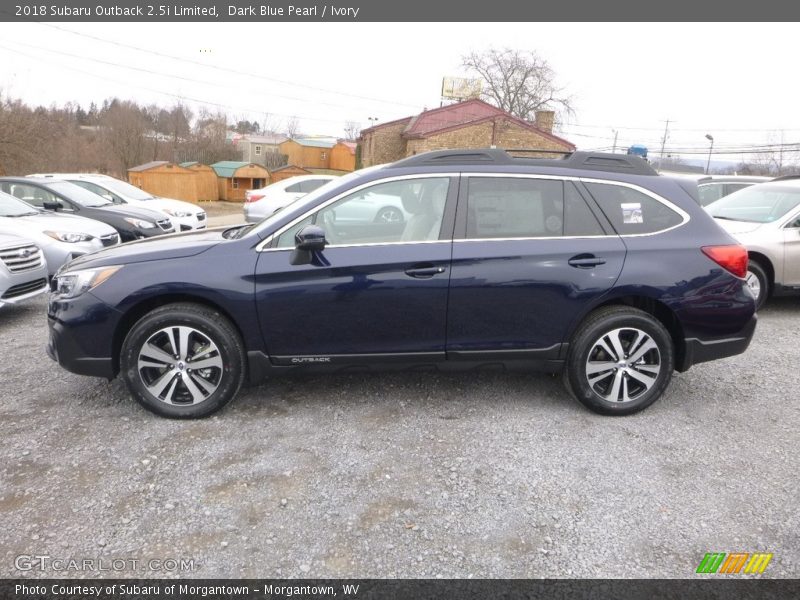 Dark Blue Pearl / Ivory 2018 Subaru Outback 2.5i Limited