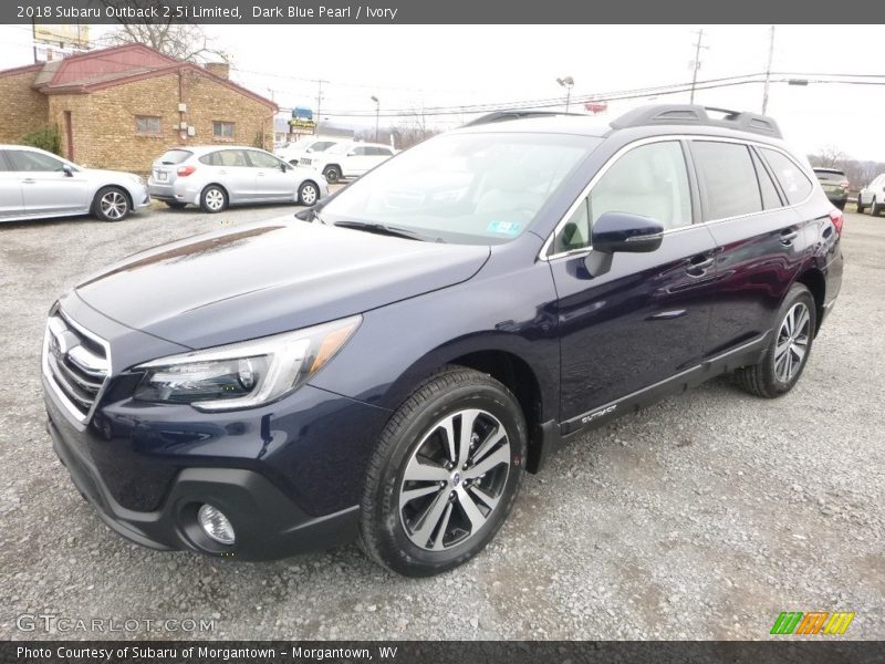 Dark Blue Pearl / Ivory 2018 Subaru Outback 2.5i Limited