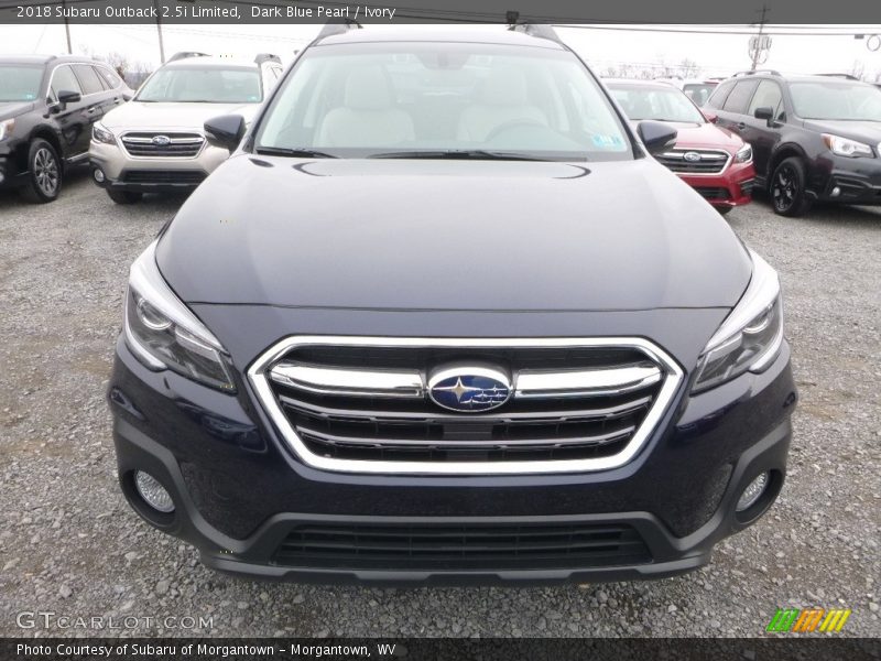 Dark Blue Pearl / Ivory 2018 Subaru Outback 2.5i Limited