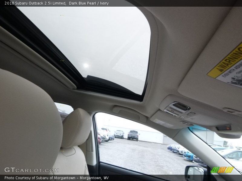 Dark Blue Pearl / Ivory 2018 Subaru Outback 2.5i Limited