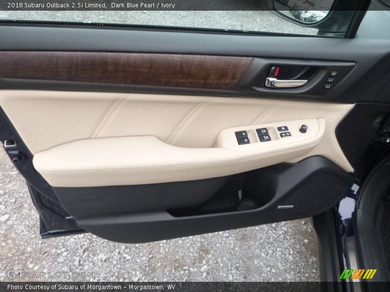 Dark Blue Pearl / Ivory 2018 Subaru Outback 2.5i Limited