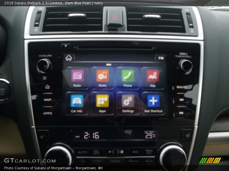 Dark Blue Pearl / Ivory 2018 Subaru Outback 2.5i Limited