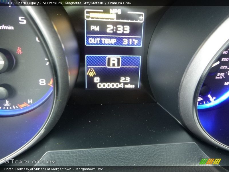 Magnetite Gray Metallic / Titanium Gray 2018 Subaru Legacy 2.5i Premium