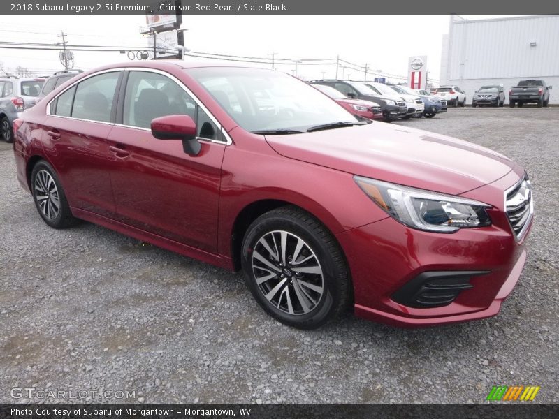 Crimson Red Pearl / Slate Black 2018 Subaru Legacy 2.5i Premium