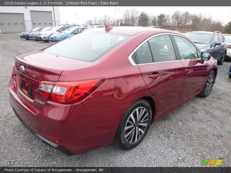 Crimson Red Pearl / Slate Black 2018 Subaru Legacy 2.5i Premium