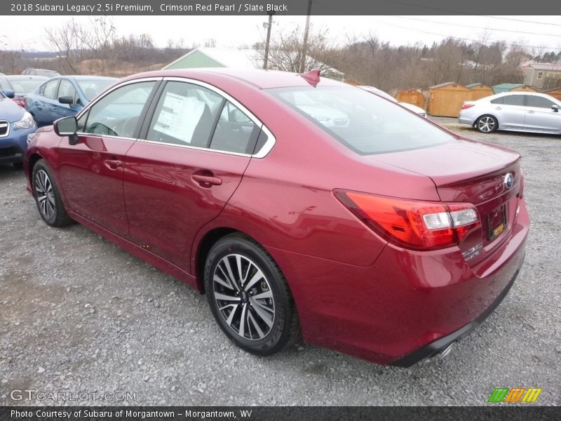 Crimson Red Pearl / Slate Black 2018 Subaru Legacy 2.5i Premium