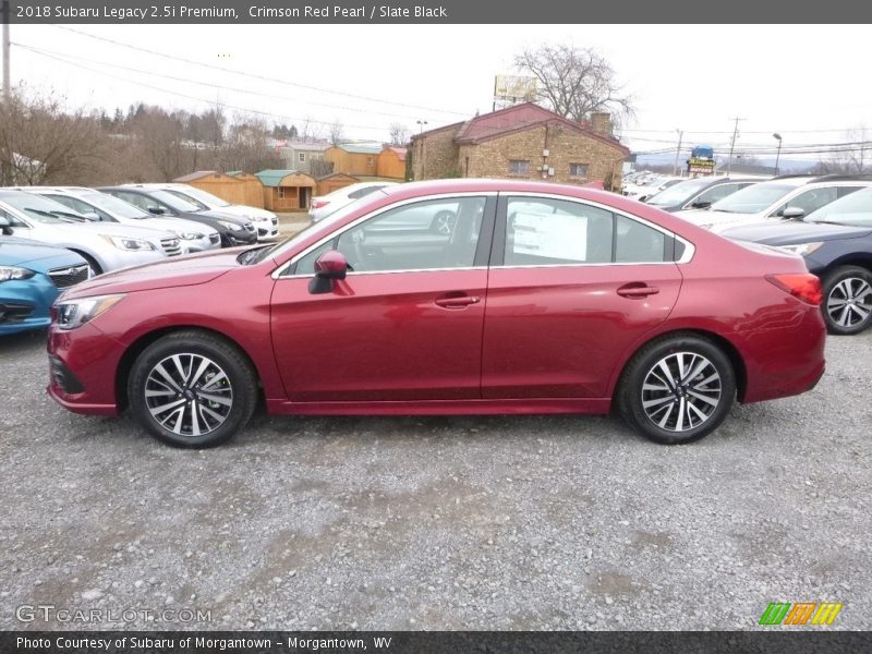 Crimson Red Pearl / Slate Black 2018 Subaru Legacy 2.5i Premium