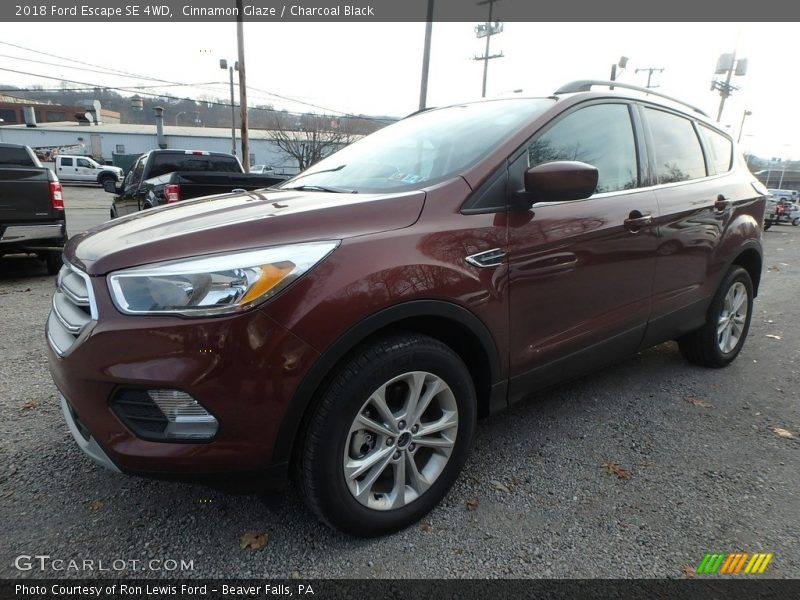 Cinnamon Glaze / Charcoal Black 2018 Ford Escape SE 4WD