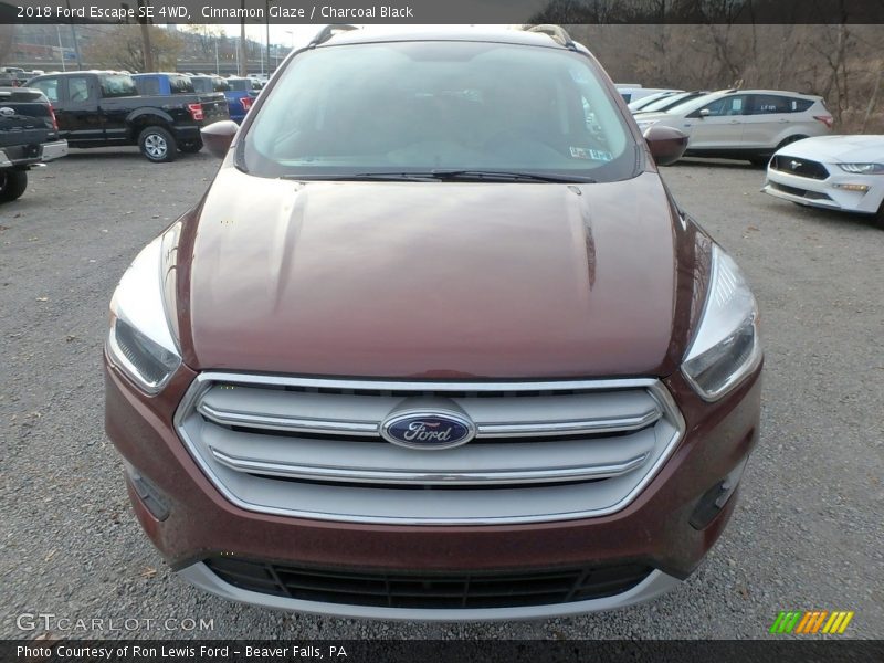 Cinnamon Glaze / Charcoal Black 2018 Ford Escape SE 4WD