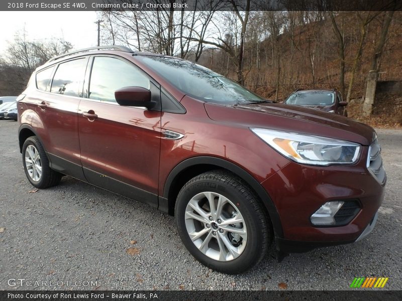 Cinnamon Glaze / Charcoal Black 2018 Ford Escape SE 4WD