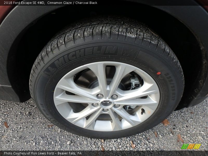Cinnamon Glaze / Charcoal Black 2018 Ford Escape SE 4WD