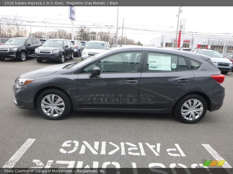 Magnetite Gray Metallic / Black 2018 Subaru Impreza 2.0i 5-Door