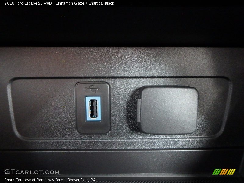 Cinnamon Glaze / Charcoal Black 2018 Ford Escape SE 4WD