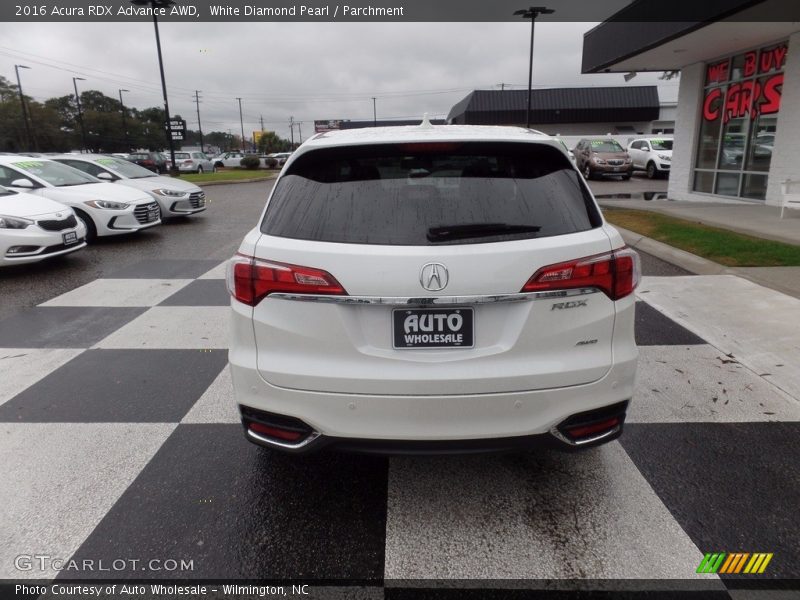 White Diamond Pearl / Parchment 2016 Acura RDX Advance AWD