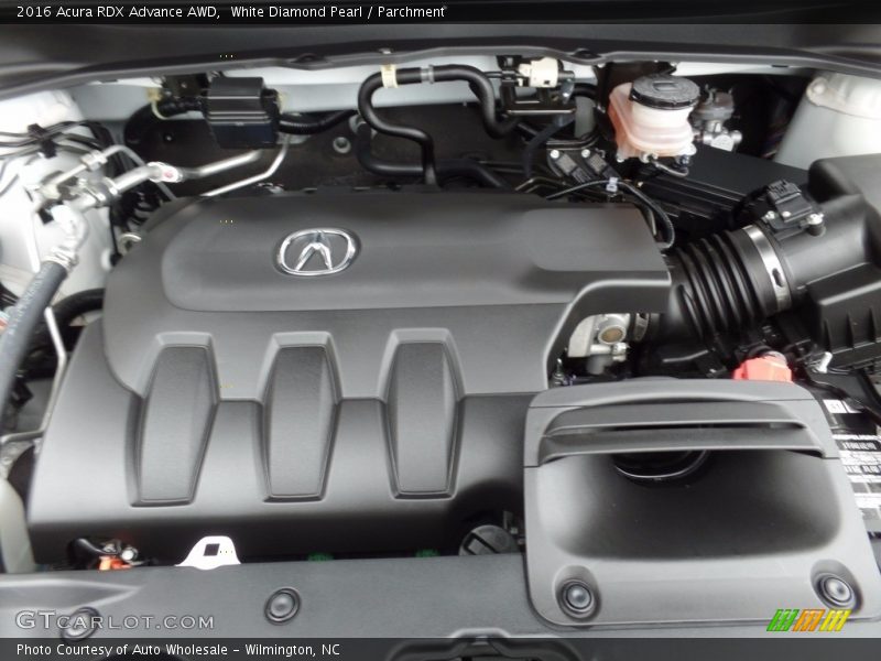 White Diamond Pearl / Parchment 2016 Acura RDX Advance AWD