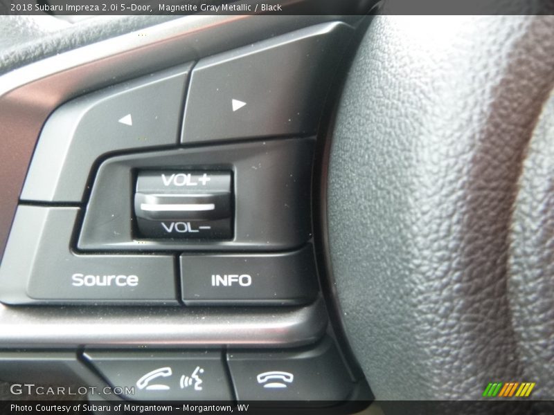 Magnetite Gray Metallic / Black 2018 Subaru Impreza 2.0i 5-Door