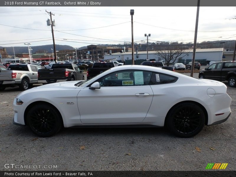  2018 Mustang GT Fastback Oxford White