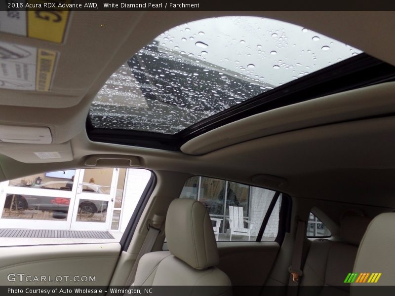 White Diamond Pearl / Parchment 2016 Acura RDX Advance AWD