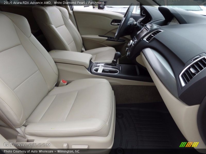 White Diamond Pearl / Parchment 2016 Acura RDX Advance AWD