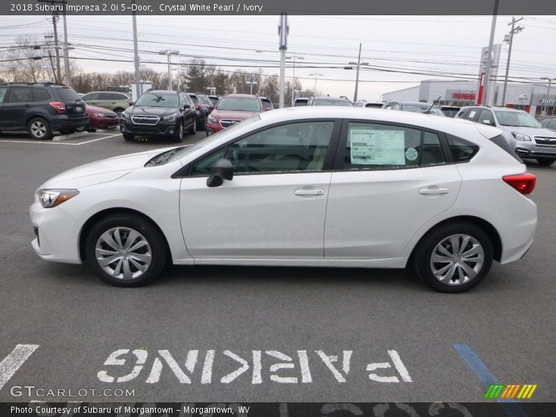Crystal White Pearl / Ivory 2018 Subaru Impreza 2.0i 5-Door