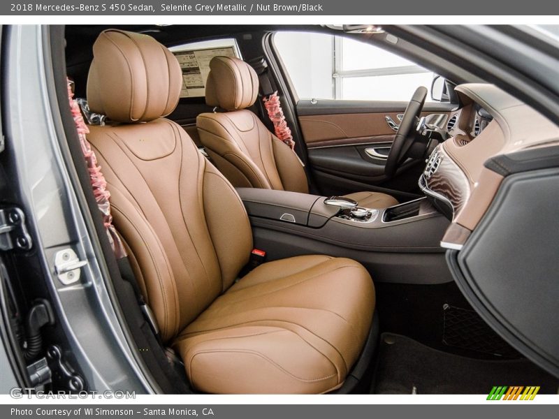 Selenite Grey Metallic / Nut Brown/Black 2018 Mercedes-Benz S 450 Sedan