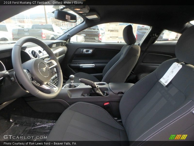  2018 Mustang GT Fastback Ebony Interior