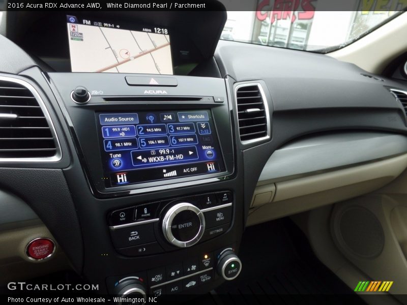 White Diamond Pearl / Parchment 2016 Acura RDX Advance AWD