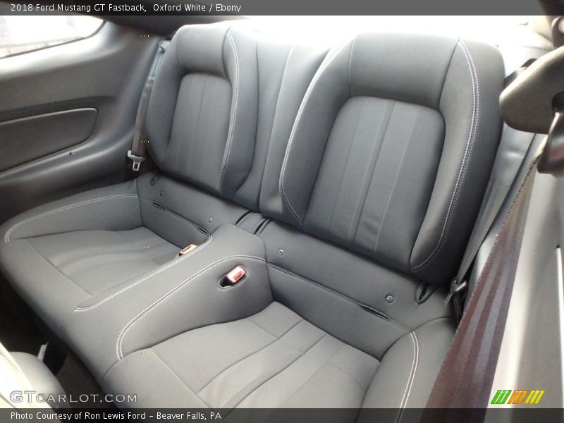 Rear Seat of 2018 Mustang GT Fastback