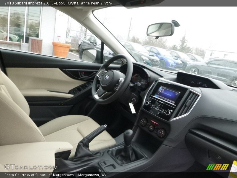 Crystal White Pearl / Ivory 2018 Subaru Impreza 2.0i 5-Door