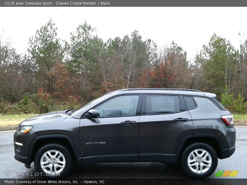 Granite Crystal Metallic / Black 2018 Jeep Compass Sport