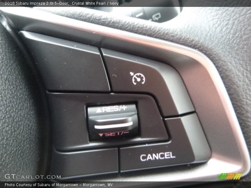 Crystal White Pearl / Ivory 2018 Subaru Impreza 2.0i 5-Door
