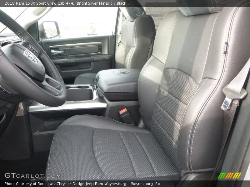 Bright Silver Metallic / Black 2018 Ram 1500 Sport Crew Cab 4x4