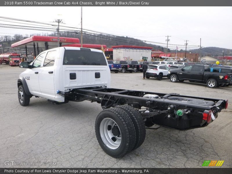 Bright White / Black/Diesel Gray 2018 Ram 5500 Tradesman Crew Cab 4x4 Chassis