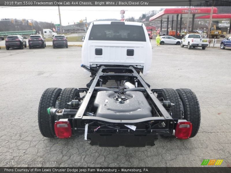 Bright White / Black/Diesel Gray 2018 Ram 5500 Tradesman Crew Cab 4x4 Chassis