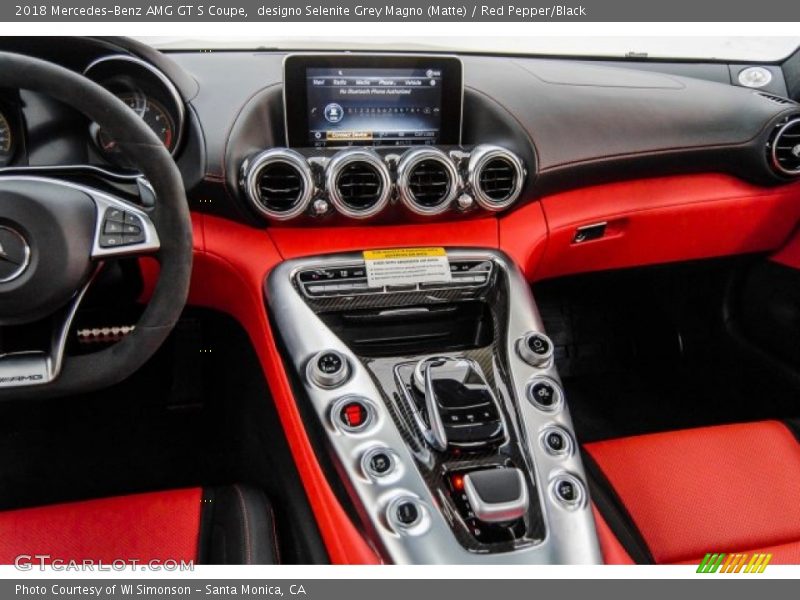 Controls of 2018 AMG GT S Coupe