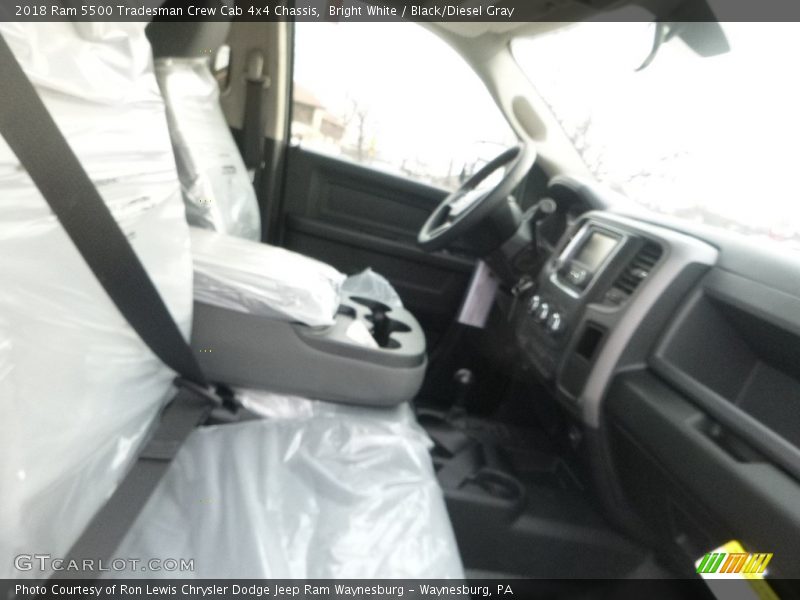 Bright White / Black/Diesel Gray 2018 Ram 5500 Tradesman Crew Cab 4x4 Chassis