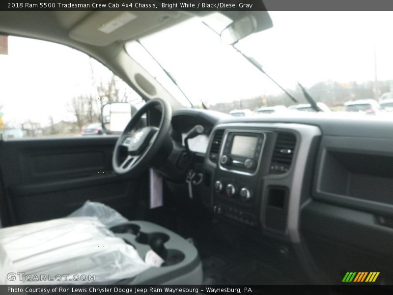 Bright White / Black/Diesel Gray 2018 Ram 5500 Tradesman Crew Cab 4x4 Chassis