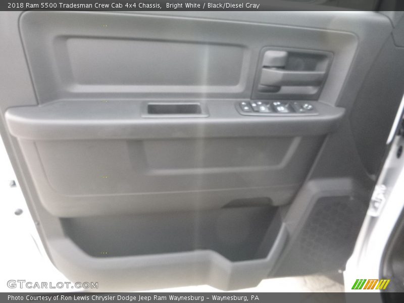 Bright White / Black/Diesel Gray 2018 Ram 5500 Tradesman Crew Cab 4x4 Chassis