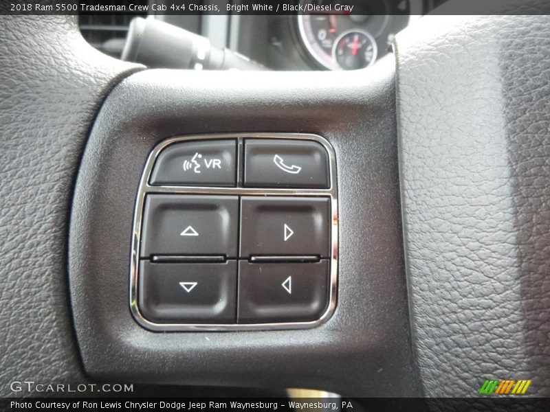 Bright White / Black/Diesel Gray 2018 Ram 5500 Tradesman Crew Cab 4x4 Chassis