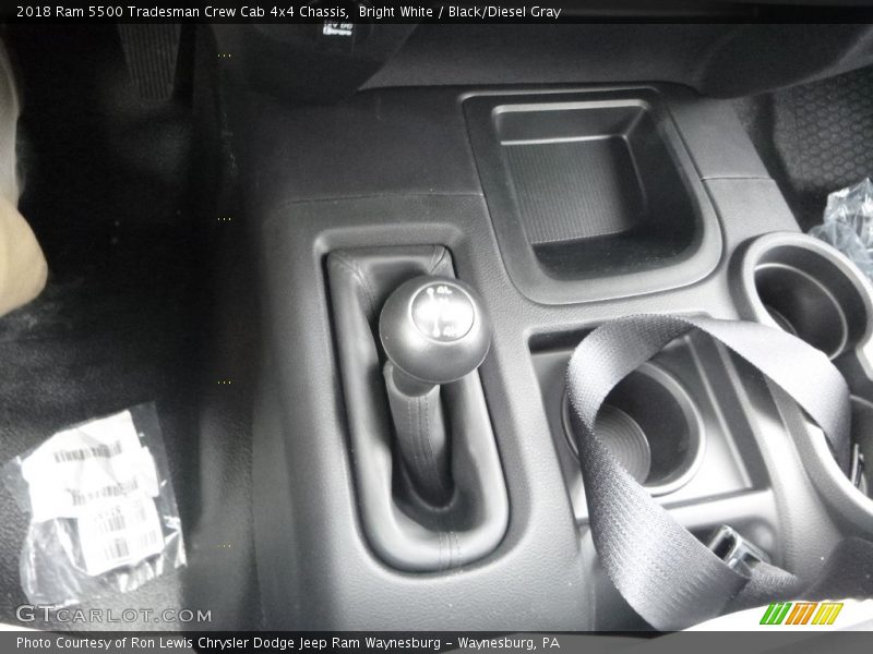 Bright White / Black/Diesel Gray 2018 Ram 5500 Tradesman Crew Cab 4x4 Chassis