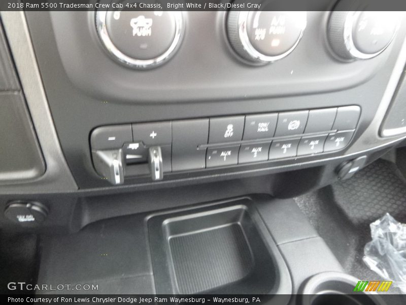Bright White / Black/Diesel Gray 2018 Ram 5500 Tradesman Crew Cab 4x4 Chassis
