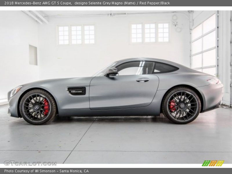  2018 AMG GT S Coupe designo Selenite Grey Magno (Matte)