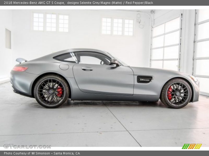  2018 AMG GT S Coupe designo Selenite Grey Magno (Matte)
