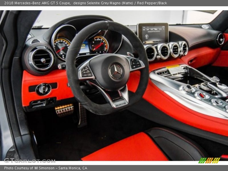 Front Seat of 2018 AMG GT S Coupe
