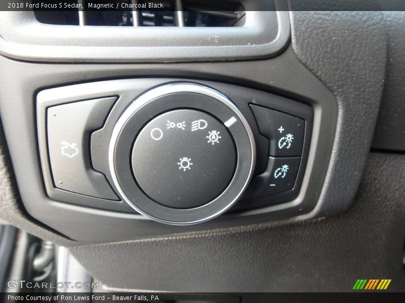 Controls of 2018 Focus S Sedan