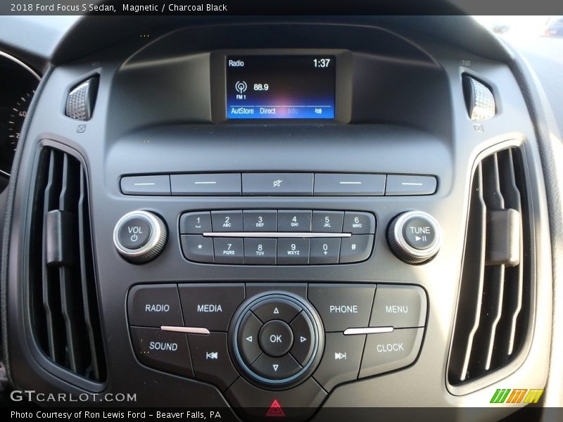 Controls of 2018 Focus S Sedan